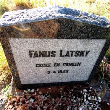 LATSKY Fanus 1959-1959