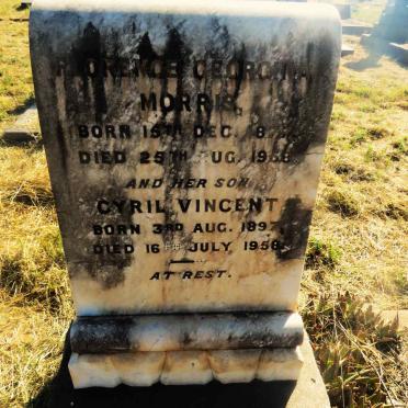 MORRIS Florence Georgina 1877-1968 :: MORRIS Cyril Vincent  1897-1958