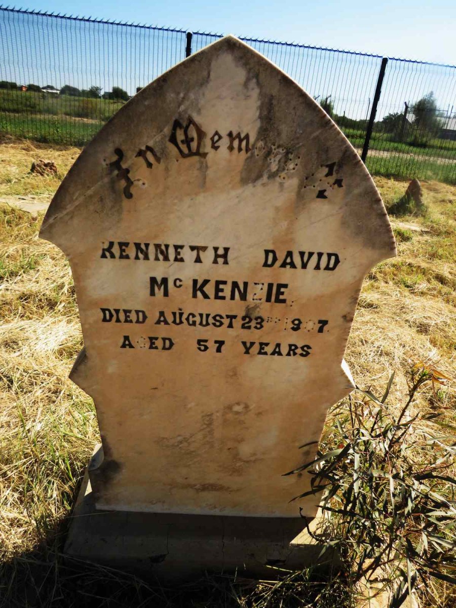 MCKENZIE Kenneth David -1907