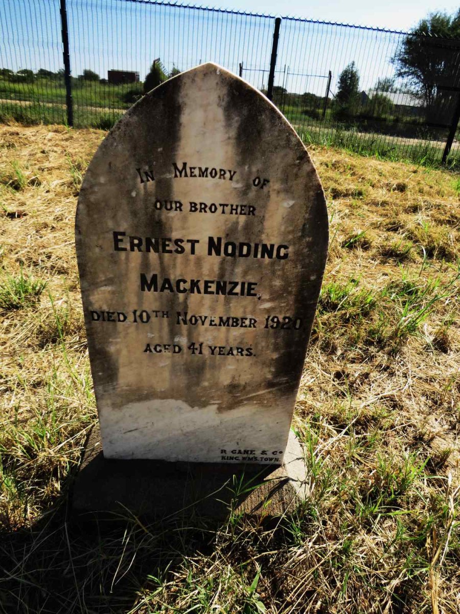 MACKENZIE Ernest Noding -1920