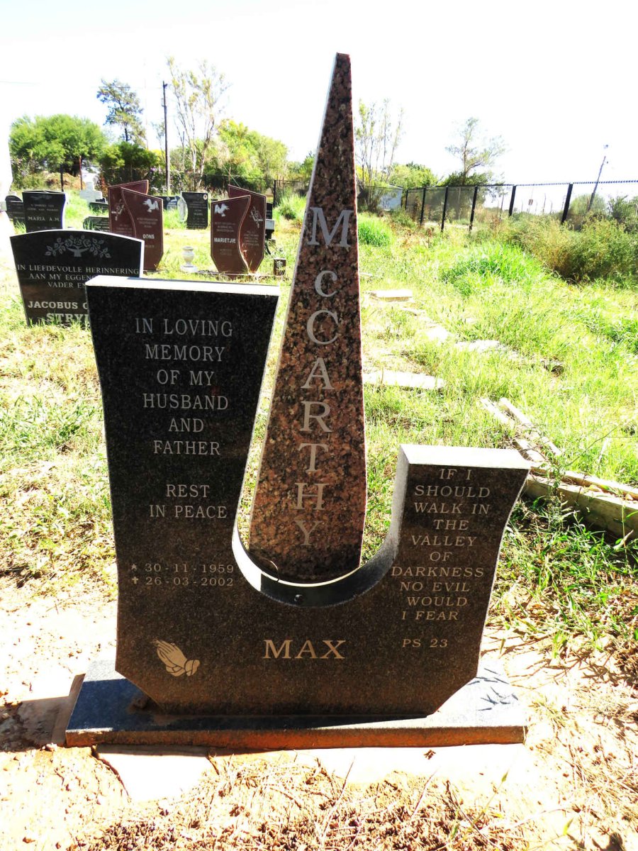 MCCARTHY Max 1959-2002