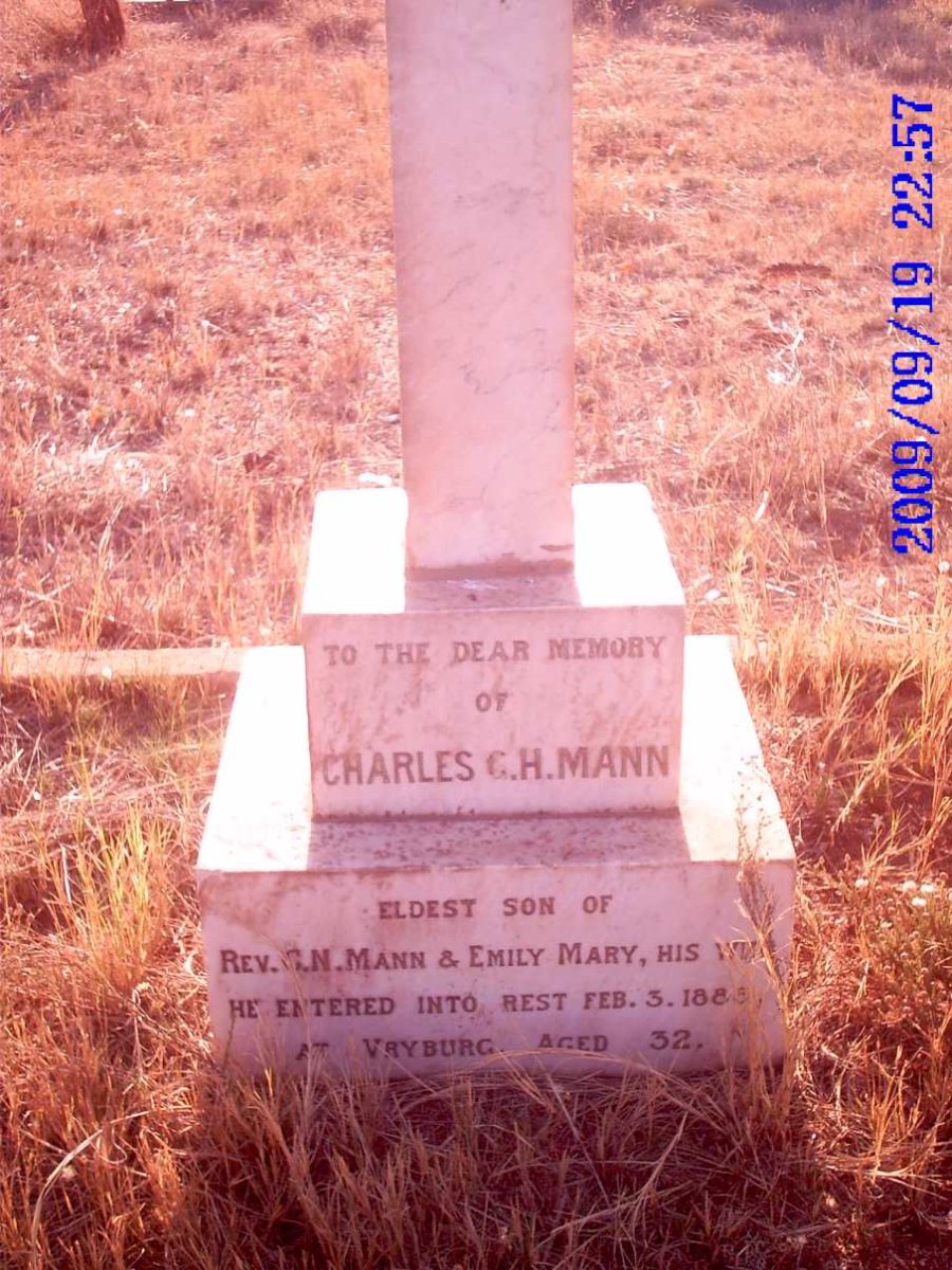 MANN Charles G.H -1888
