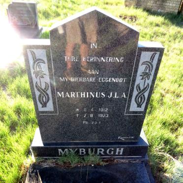 MYBURGH Marthinus J.L.A. 1912-1973