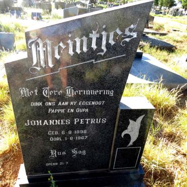 MEINTJES Johannes Petrus 1898-1967