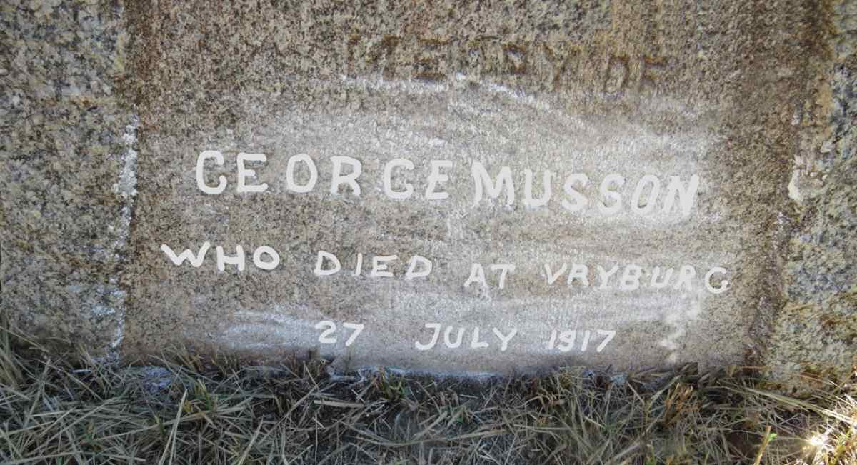 MUSSON George -1917