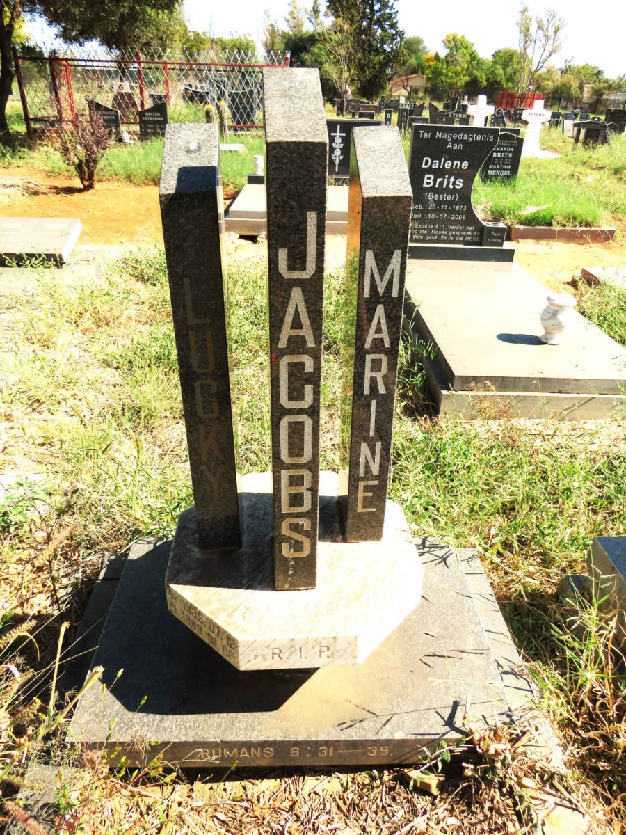 MARINE Lucky Jacobs 1935-1999