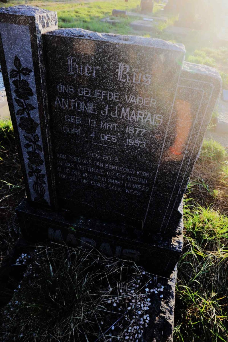 MARAIS Antonie J.J. 1877-1953