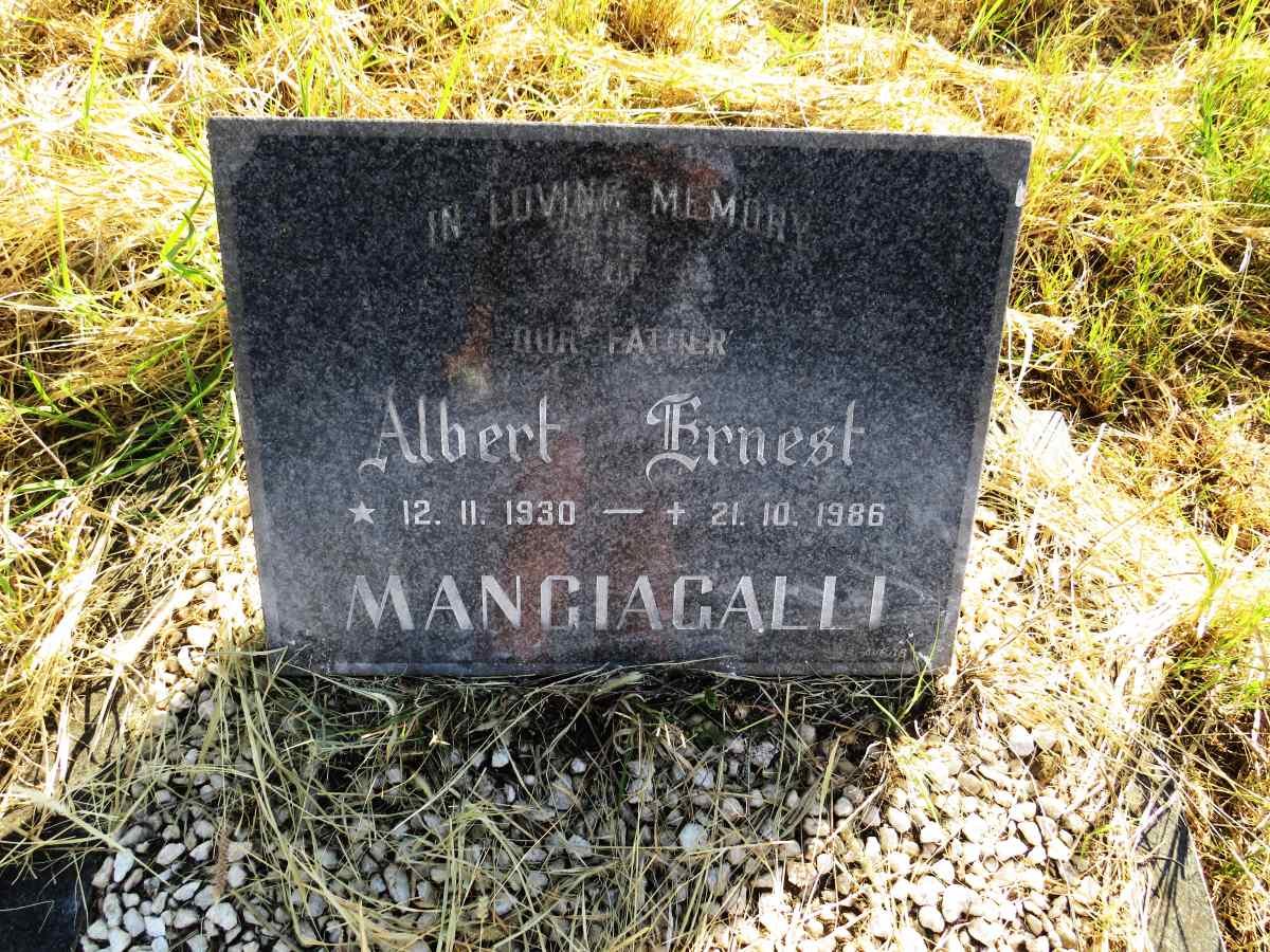 MANGIAGALLI Albert Ernest 1930-1986