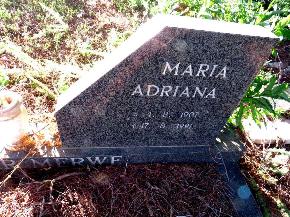 MERWE Jan Sebastiaan, van der 1893-1983 & Maria Adriana 1907-1991_2