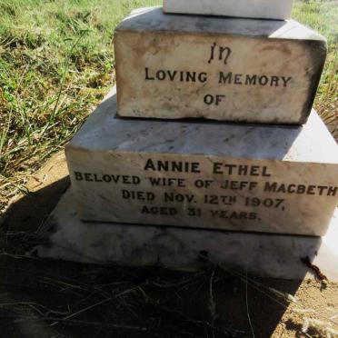 MACBETH Annie Ethel -1907