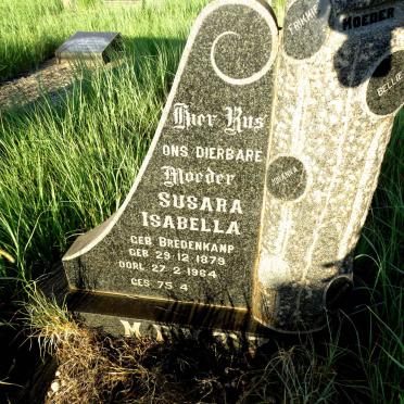 MENTZ Susara Isabella nee BREDENKAMP 1879-1964
