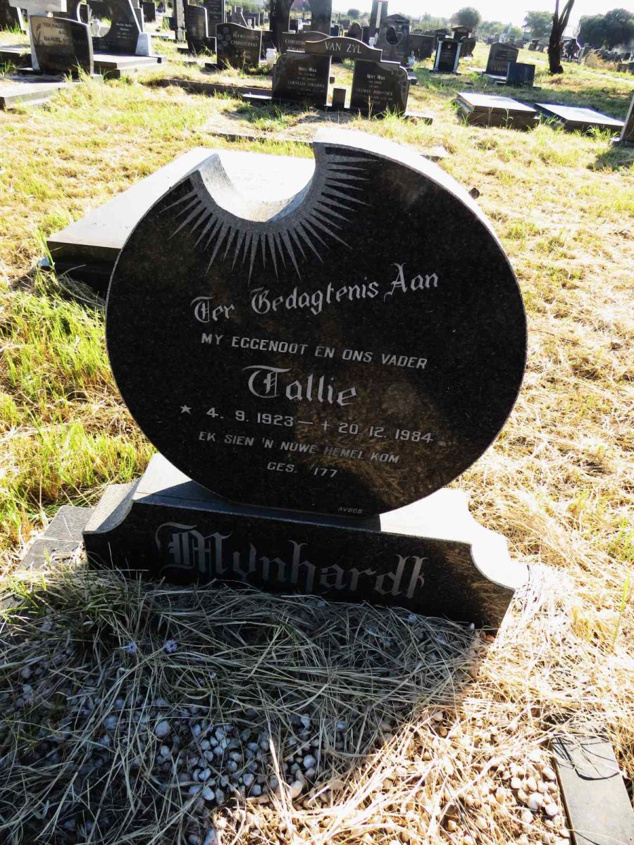 MYNHARDT Tallie 1923-1984