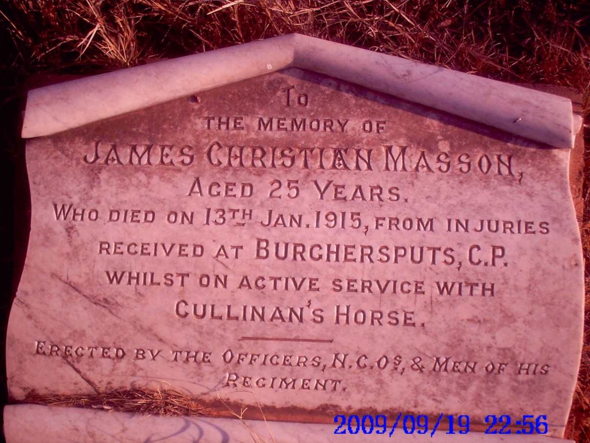 MASSON James Christian -1915