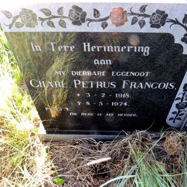 MARAIS Charl Petrus Francois 1918-1974 & Hester Susanna LOMBARD 1925-_1