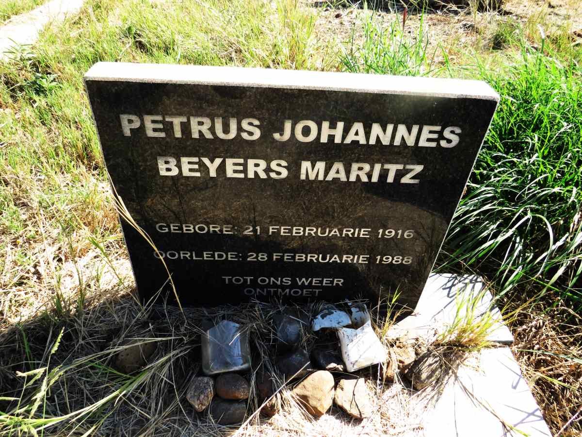 MARITZ Petrus Johannes Beyers 1916-1988