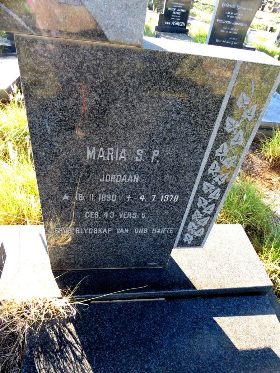 MAREE Johannes J.S. 1883-1968 & Maria S.P. JORDAAN 1890-1978_3