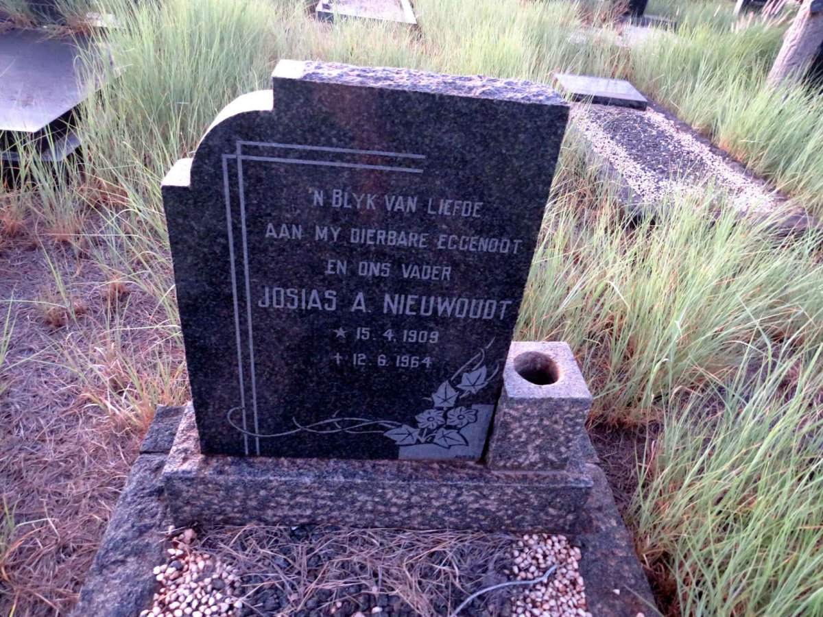 NIEUWOUDT Josias A. 1909-1964