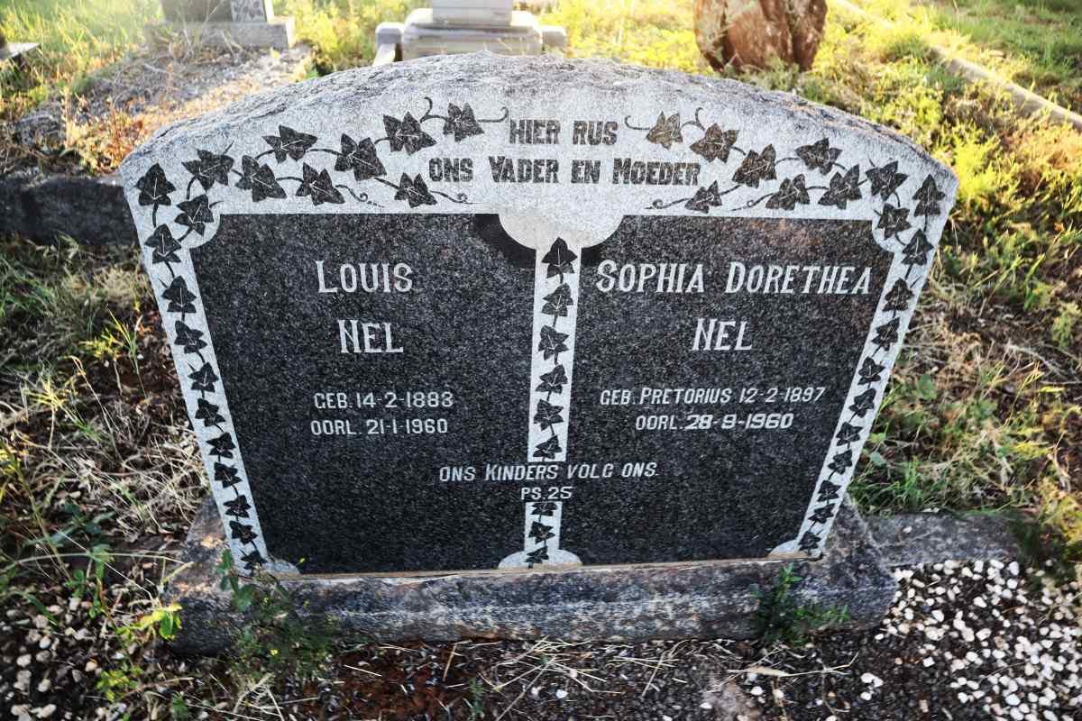 NEL Louis 1883-1960 & Sophia Dorethea PRETORIUS 1897-1960