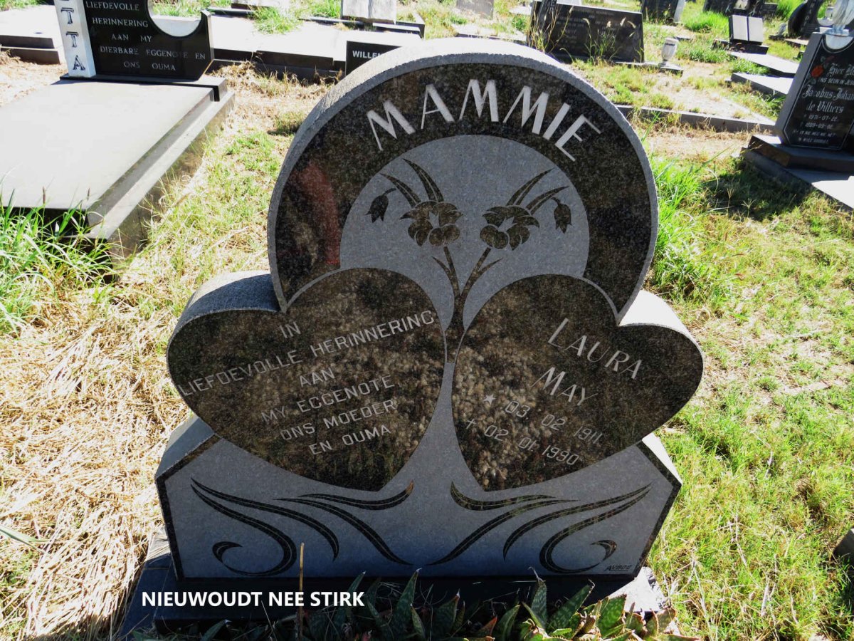 NIEUWOUDT Laura May nee STIRK 1911-1990