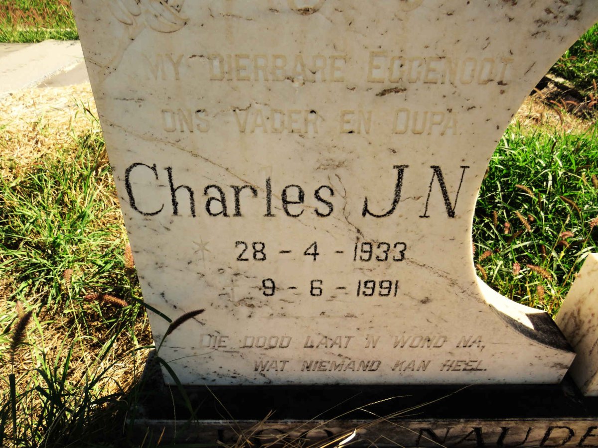 NAUDE Charles J.N. 1933-1991 