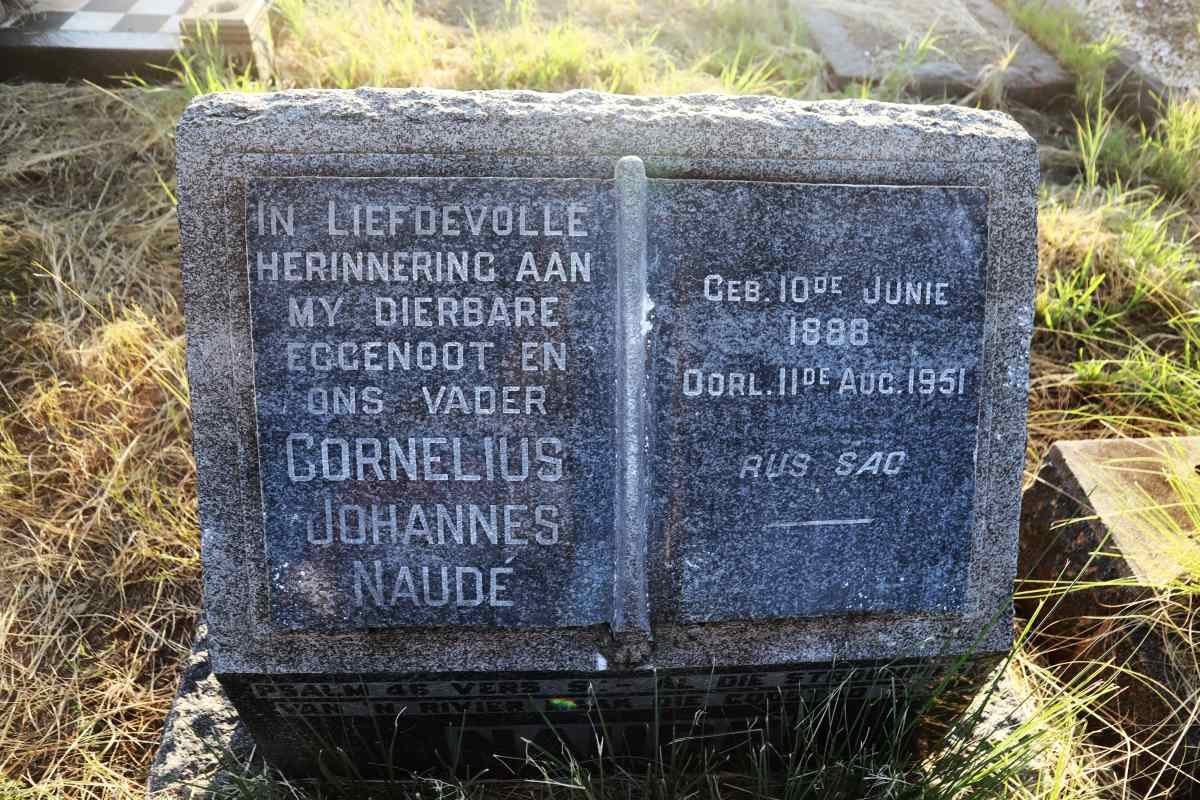 NAUDE Cornelius Johannes 1888-1951