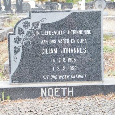 NOETH Giliam Johannes 1905-1959