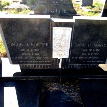 NORTIER Jacob J. 1899-1968 & Dinah C. 1901-1982