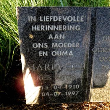 NIEKERK Maria C.C.B., van nee SMITH 1910-1997_1
