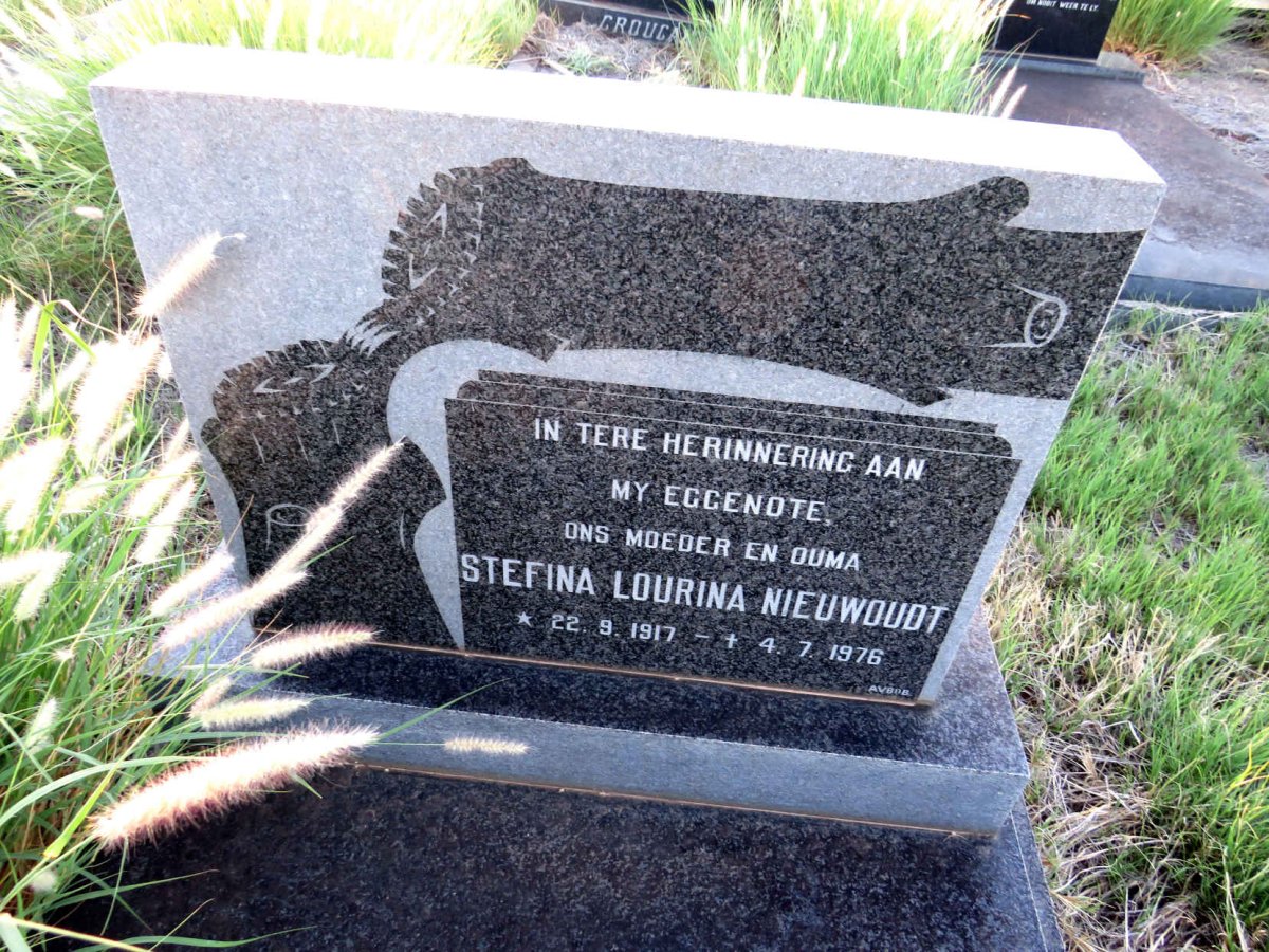 NIEUWOUDT Stefina Lourina 1917-1976