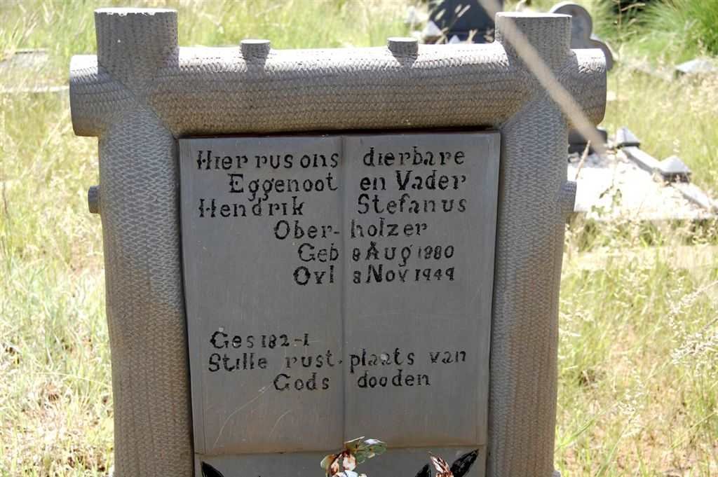 OBERHOLZER Hendrik Stefanus 1880-1949