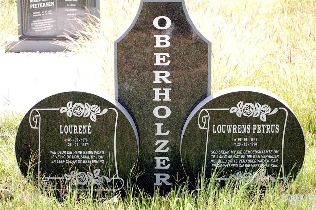 OBERHOLZER Louwrens Petrus 1948-1998 :: OBERHOLZER Lourené 1978-1997