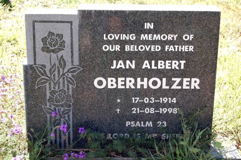 OBERHOLZER Jan Albert 1914-1998