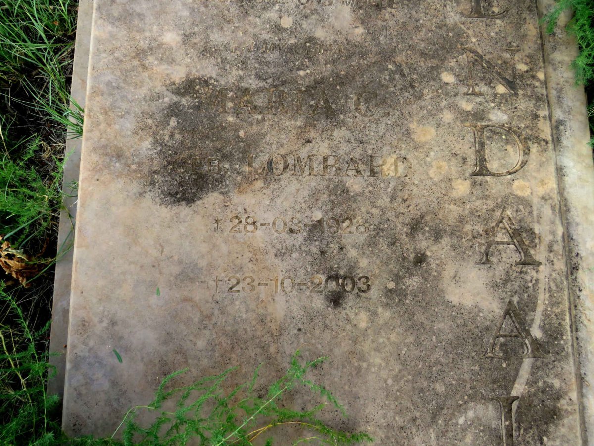 ODENDAAL Maria C. nee LOMBARD 1928-2003 _2