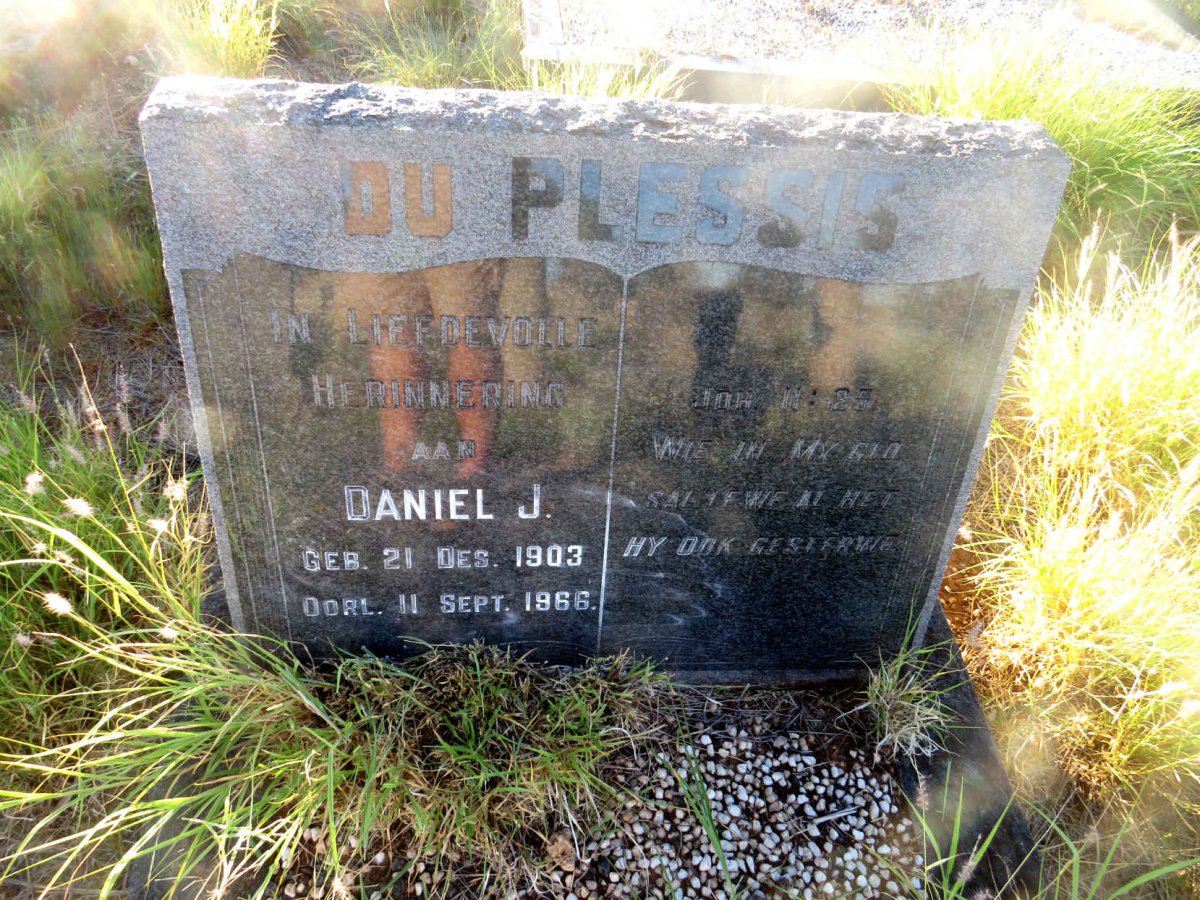 PLESSIS Daniel J., du 1903-1966