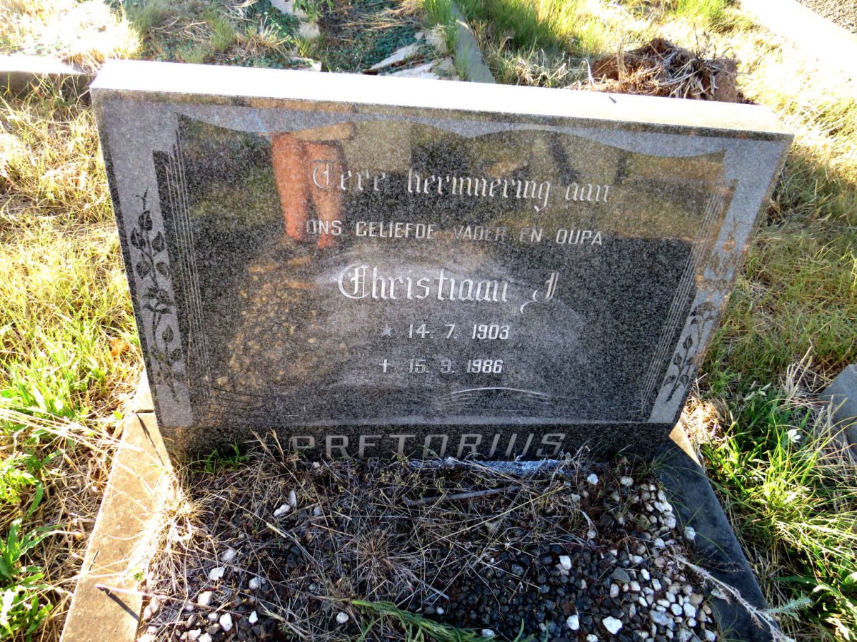 PRETORIUS Christiaan I. 1903-1986