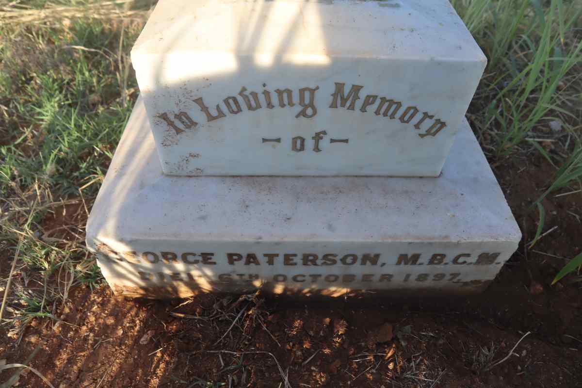 PATERSON George -1897