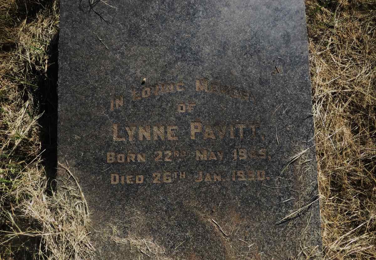 PAVITT Lynne 1949-1950