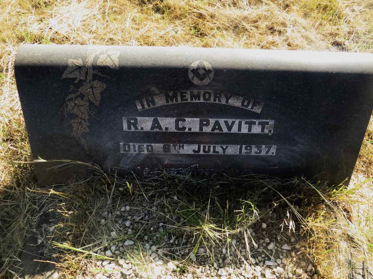 PAVITT R.A.C. -1937