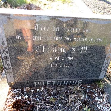 PRETORIUS Christina S.M. 1914-1981