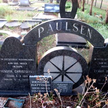 PAULSEN Hendrik Christoffel 1916-1990 & Clara Hendrina Elizabeth COETZEE 1924-1977 :: HATTINGH Jan Hendrik 1949-2021 & Susanna Jacoba 1947-2013_1