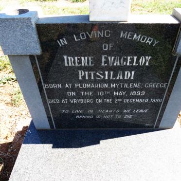 PITSILADI Irene Evageloy 1899-1990 