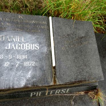 PIETERSE Danill Jacobus 1894-1972