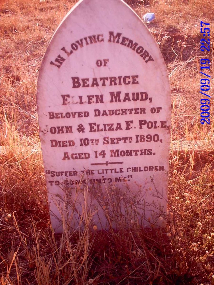 POLE Beatrice Ellen Maud  -1890
