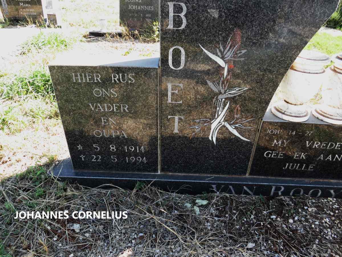 ROOYEN Johannes Cornelius, van 1914-1994 & Catharina Maria 1919-1988_2