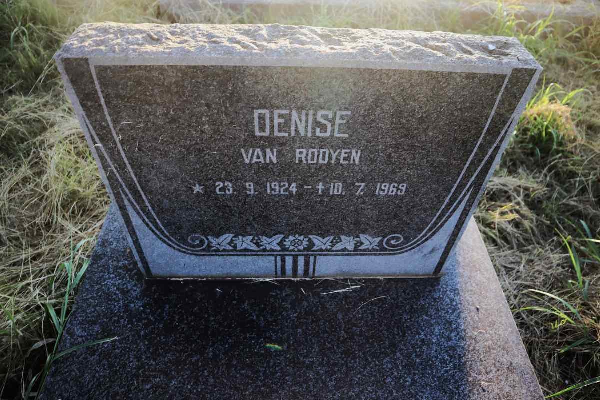 ROOYEN Denise, van 1924-1969