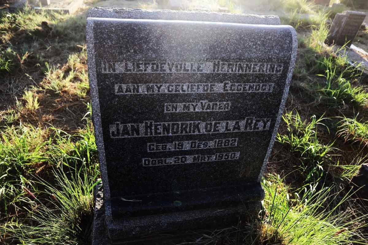 REY Jan Hendrik, de la 1882-1950