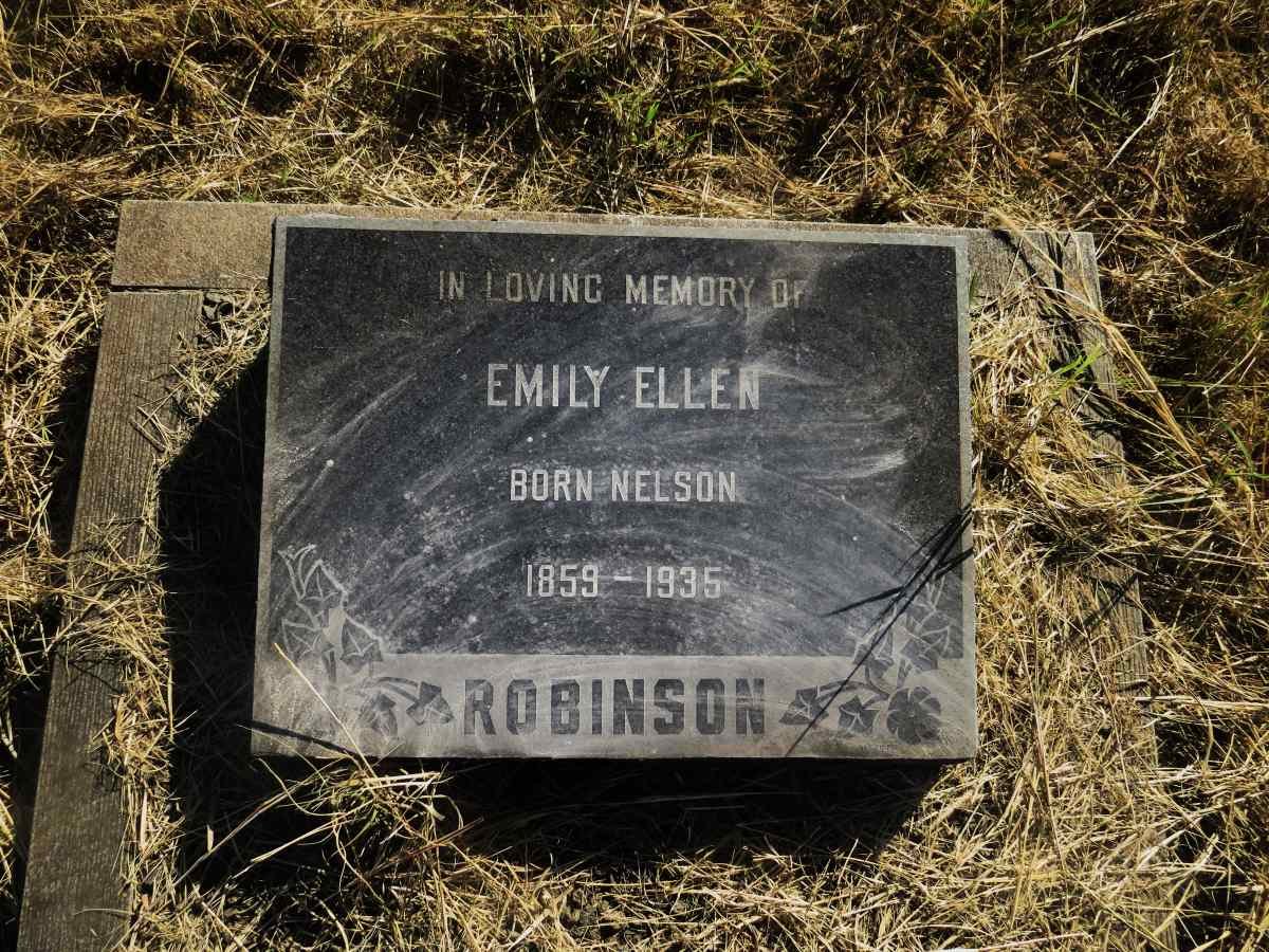 ROBINSON Emily Ellen nee NELSON 1859-1935