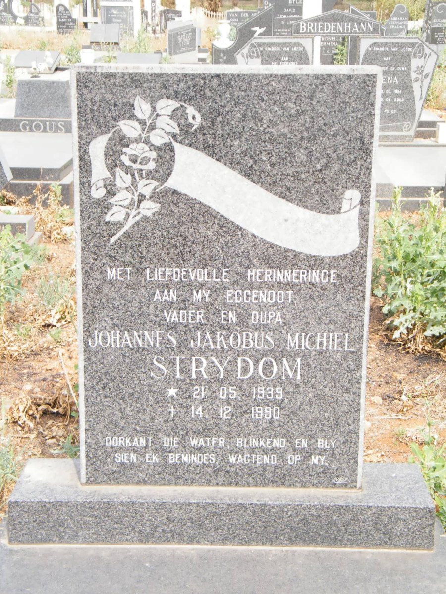 STRYDOM Johannes Jakobus Michiel 1939-1990
