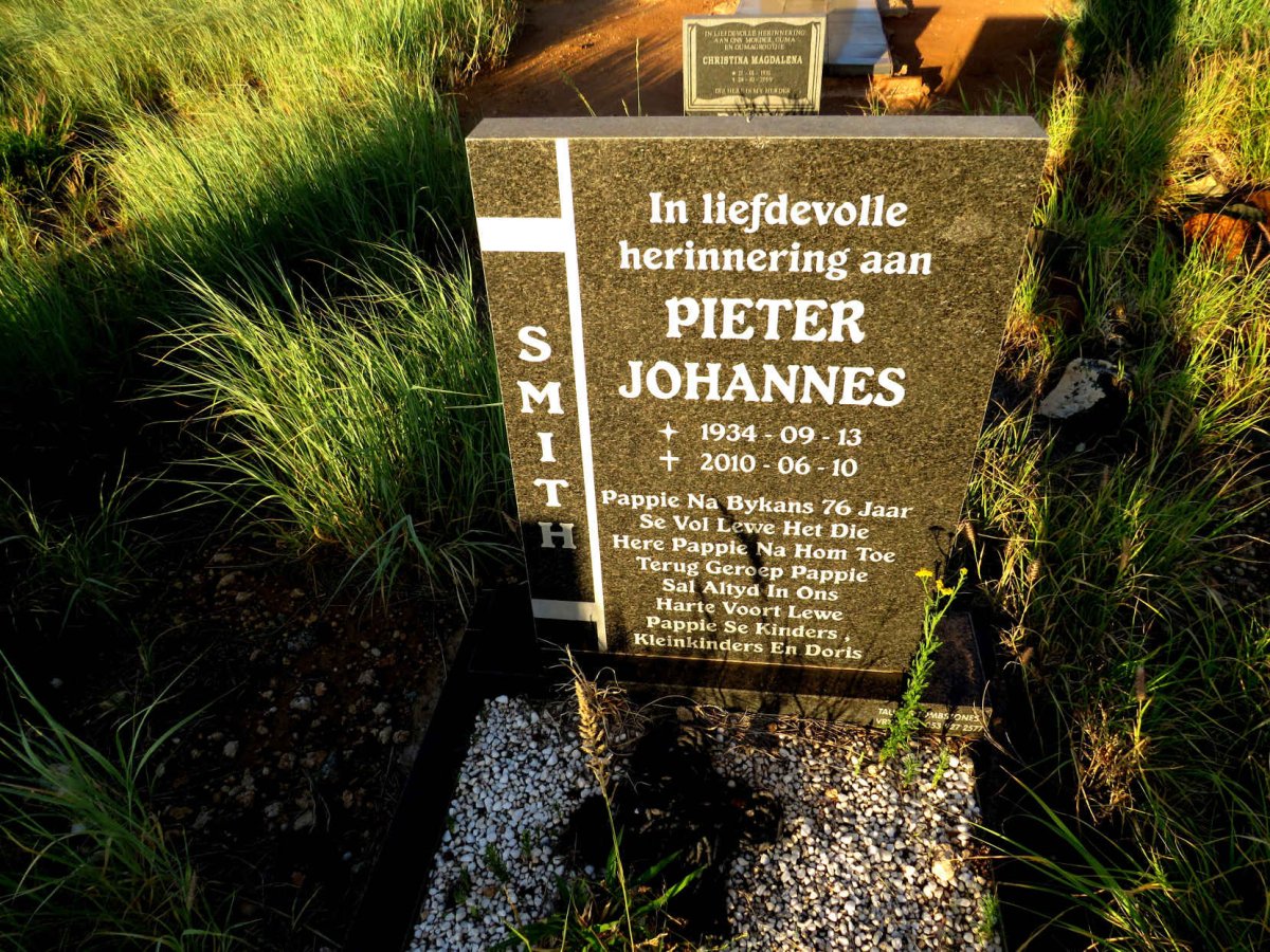 SMITH Pieter Johannes 1934-2010