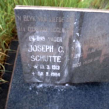 SCHUTTE Joseph C. 1913-1964